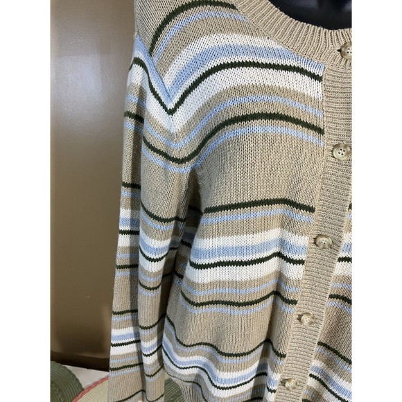 Vintage 90s American Eagle Outfitters Women’s  Button Up Sweater Size L - Picture 3 of 16